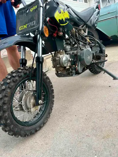 Nice little starter bike, runs well and is in good shape. Replaced OEM tires with a better brand. Fa...