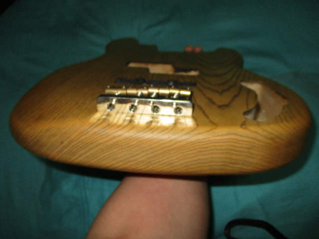 one piece 4 string swamp ash bass body in Guitars in Hamilton - Image 4