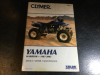 1987-2003 Yamaha Warrior YFM350X Repair Manual Quad ATV