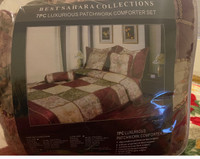 NEW Vintage BEST SAHARA COLLECTIONS 7PC LUXURIOUSCOMFORTER SET