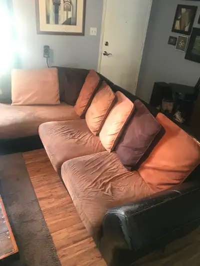 Couch all 3 pieces 100$, View more