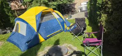 Broadstone 6-Person Camping Combo – Tent + 2 Sleeping Bags + 2 , View more