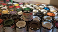 Varying bunch of model paints