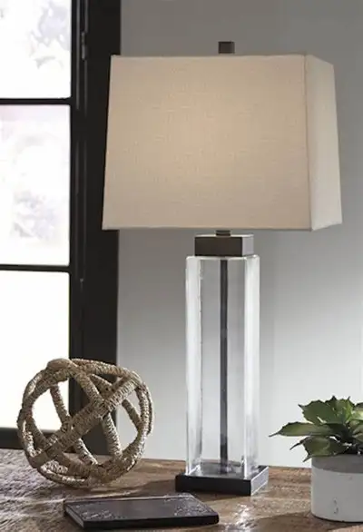SINGLE ASHLEY ALVARO LAMP REG. $249*ASK ABOUT FINANCING, View more