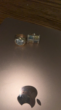 14k and 10k diamond rings 2k