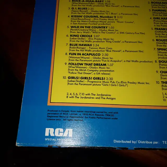 1976/77 Elvis in Hollywood Vinyl63008307765891123