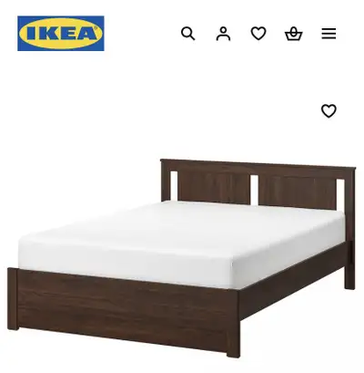 IKEA double bed frame, View more