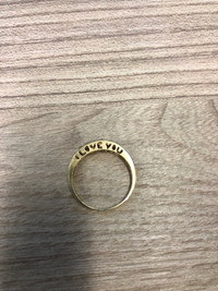 10k gold ring, size 7