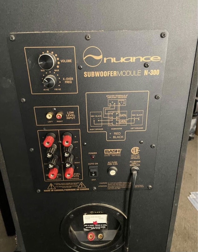 6ft Tall Nuance N300 BASH Spatial Baby 360 MK3 Speakers Speakers Calgary Kijiji