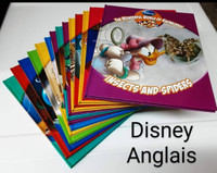 Livres Disney anglais..14 Grands livres comme neufs