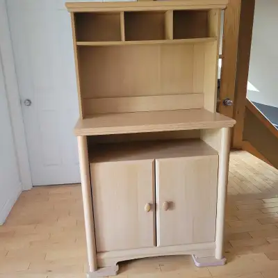 Meuble table à langer en bois, View more