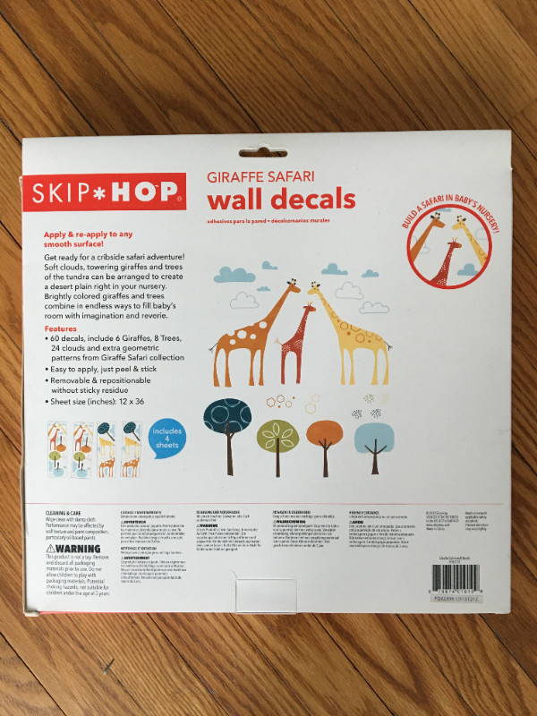 Skip Hop - Giraffe Wall Decals - for Baby/Toddler Room in Other in City of Toronto - Image 2