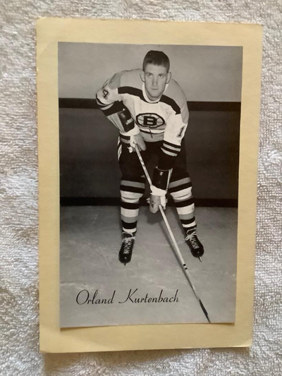 ORLAND KURTENBACH BOSTON BRUINS "BEEHIVE PHOTO", View more