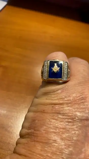 Men's Masonic Ring