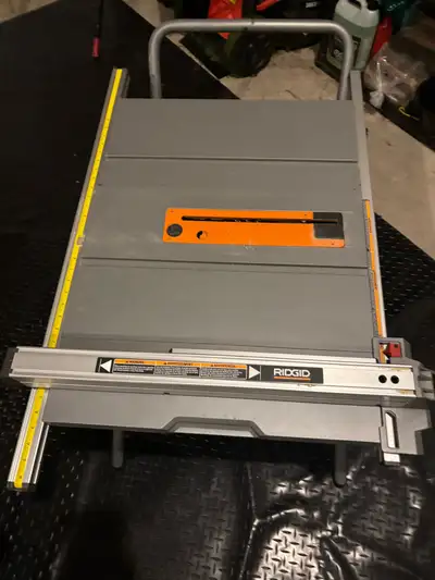 Riggid 15 Amp 10 in portable corded table saw, View more