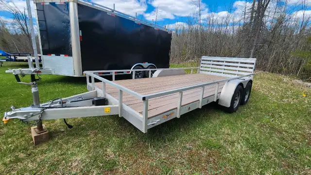 2020 everlight aluminum 7x16 trailer in Cargo & Utility Trailers in Peterborough - Image 3