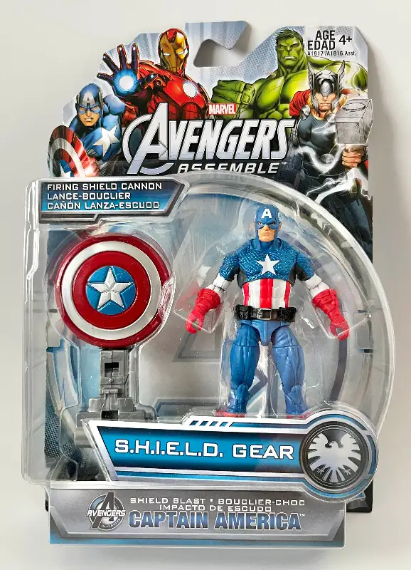 Marvel Avengers Shield Blast CAPTAIN AMERICA in SHIELD Gear 2013