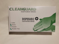 Cleanguard Nitrile Gloves 100/box, Size L, White, $12