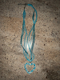 Blown glass necklace 
