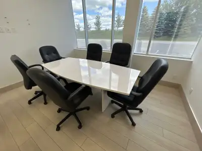 Conference Table and Chairs, View more