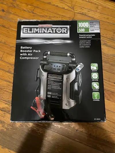 MotoMaster Eliminator Battery Booster + Air Compressor, View more