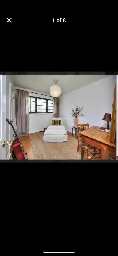 1 private bedroom with ample space available for rent(furnished). Washroom, dining room, kitchen and...
