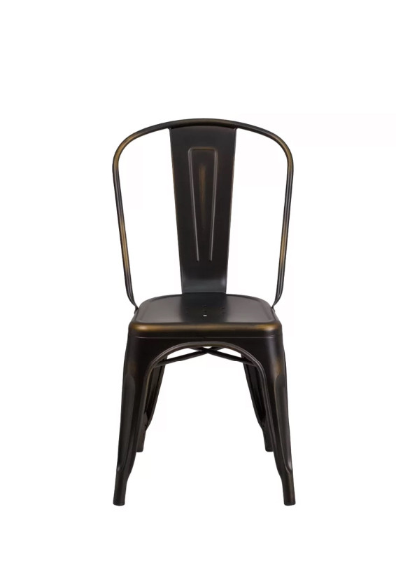 Commercial Grade Metal Indoor/Outdoor Stackable Dining Chairs in Chairs & Recliners in Mississauga / Peel Region - Image 3