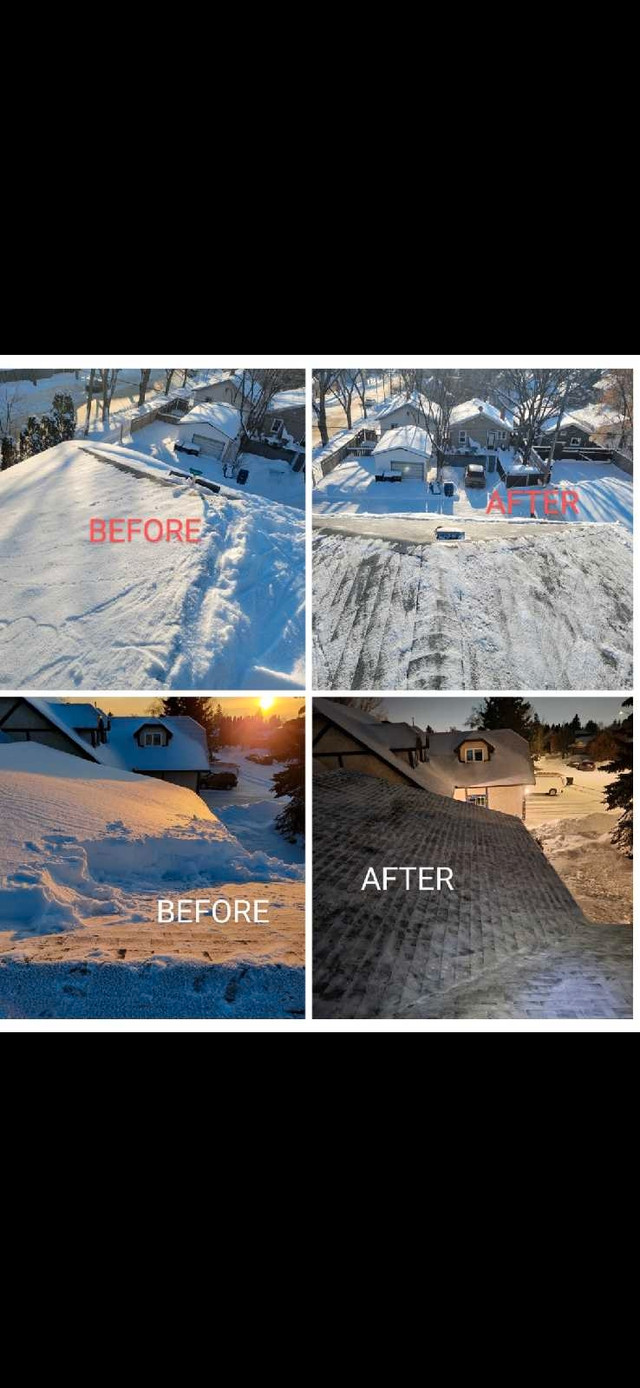 Rooftop and driveway snow removal  in Snow Removal & Property Maintenance in Saskatoon - Image 4