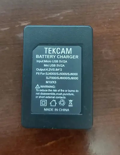 TEKCAM Battery Charger with Battery, View more