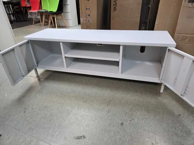 Metal TV Stand for 55 60 inch TV in TV Tables & Entertainment Units in Markham / York Region - Image 4