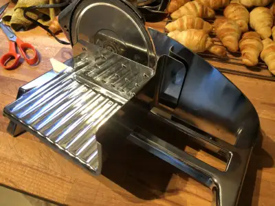 Rival electric food slicer all in stainless steel from the 60s super working