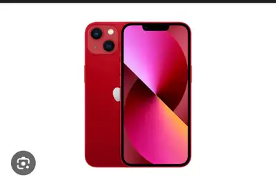 Standard Iphone 13 red in colour 77% battery capacity 128gb storage 2 piece case included Original o...