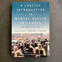 A Concise Introduction to Mental Health In Canada Second Edition