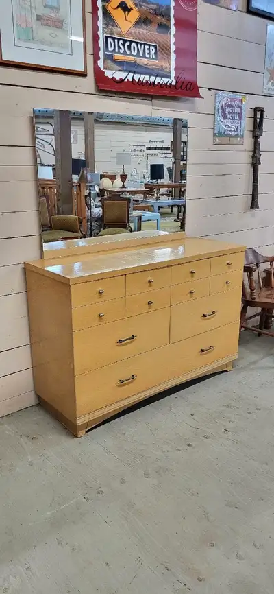 Vintage 6-drawer Dresser w/ Mirror, View more