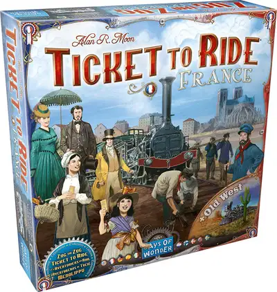 Ticket to Ride France/Old West Map 6 Expansion Board/Game, View more