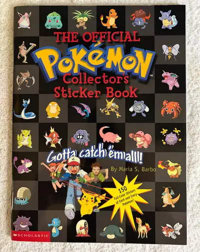 Vintage 1999 Official Pokémon Collector’s Sticker Book, View more