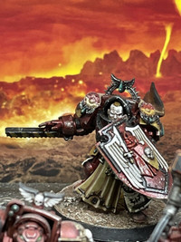 Warhammer 40K Blood Angels Captain in Terminator Armour 
