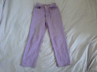 Vintage SOMETHING EDWIN Jeans purple ladies size 28 40 years old