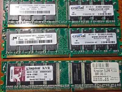 Old computer RAM sticks, View more