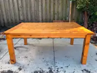 Beautiful Cedar Patio Table