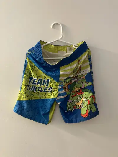 Boys Ninja Turtles Swim Trunks - Size 5T, View more