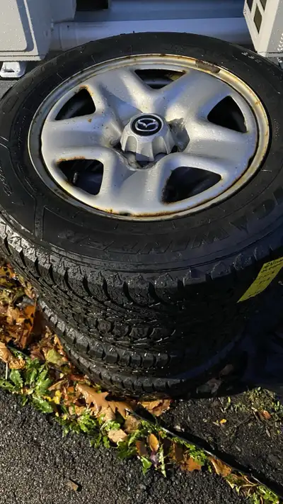225/65/17 studded winter tires on Mazda rims $400 obo 902 566 2001