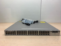 Cisco WS-C3850-48U-S 48-Port POE+ GE Switch w/ Single 1100w PS