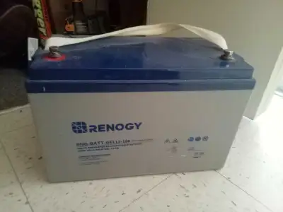 Renogy 100 Ah battery , View more
