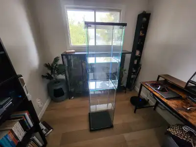 Selling a glass display case! It's the discontinued Detolf from Ikea. In great shape! Will look as g...