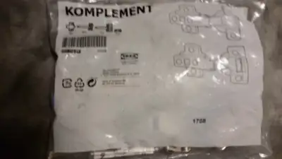 Ikea Komplement Soft Close Hinge for PAX 4-Pieces 302.145.04, View more