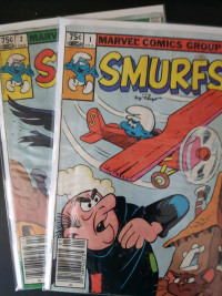 Comic Books-Smurfs #1 & #2 (Marvel)
