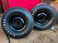 Firestone Dirt Track - Grooved Rear Tires size 890-16