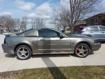 New battery, brakes, shocks, struts, and windshield. Side scoops, rear window louvers, 18” chrome wh...