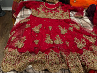 3pc stitched beautiful bridal dress pakistani indian dress